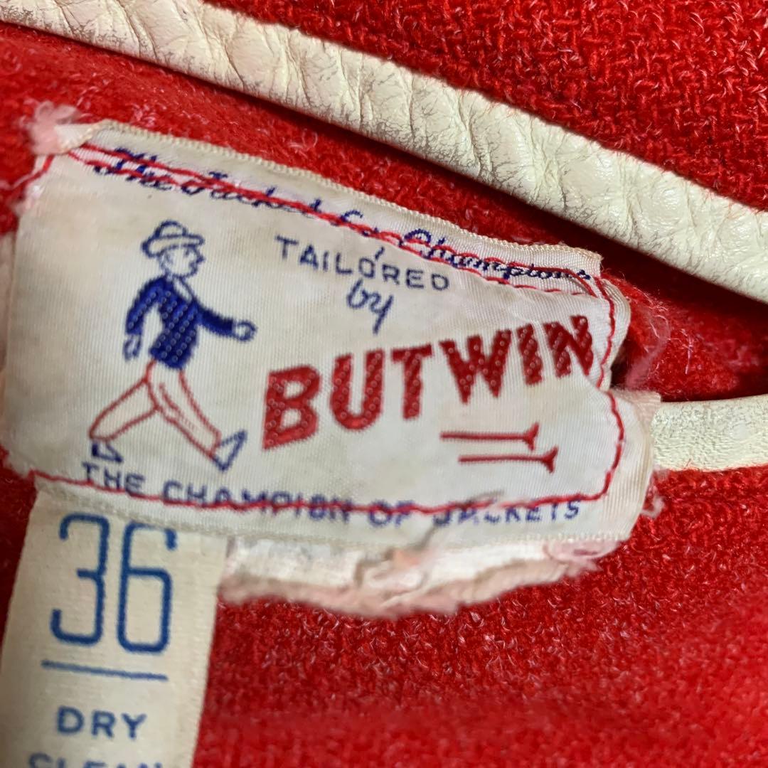 極上刺繍 50s〜60s butwin car club jacket M程度