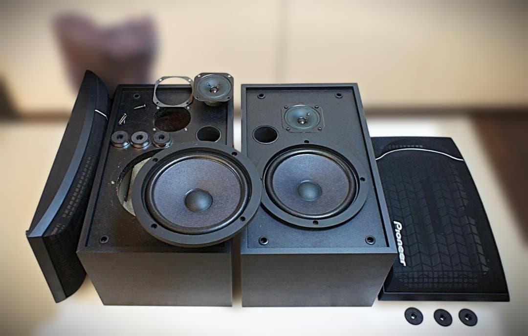 【極美品】Pioneerスピーカー CS-V31Ⅱ-LRブラック調 整備良品