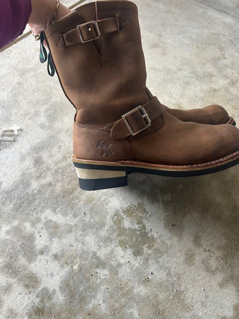 Getta Grip エンジニアブーツ　ブラウン UK7