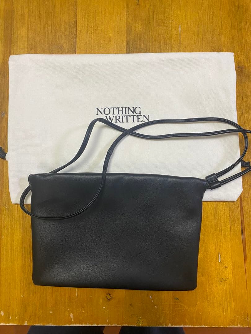 専用・NOTHING WRITTEN ミニショルダーバッグ ブラック