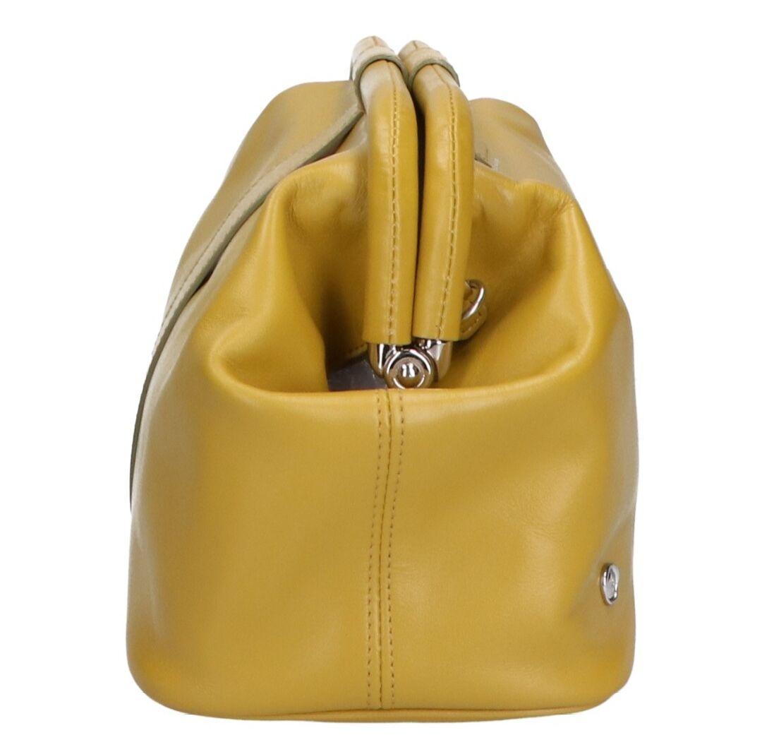 A.D.M.J. がま口ショルダーバッグ マスタード