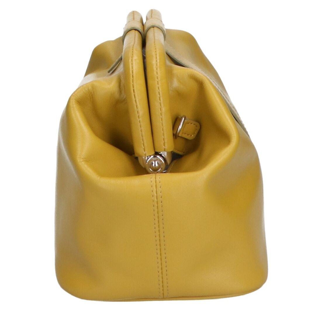 A.D.M.J. がま口ショルダーバッグ マスタード