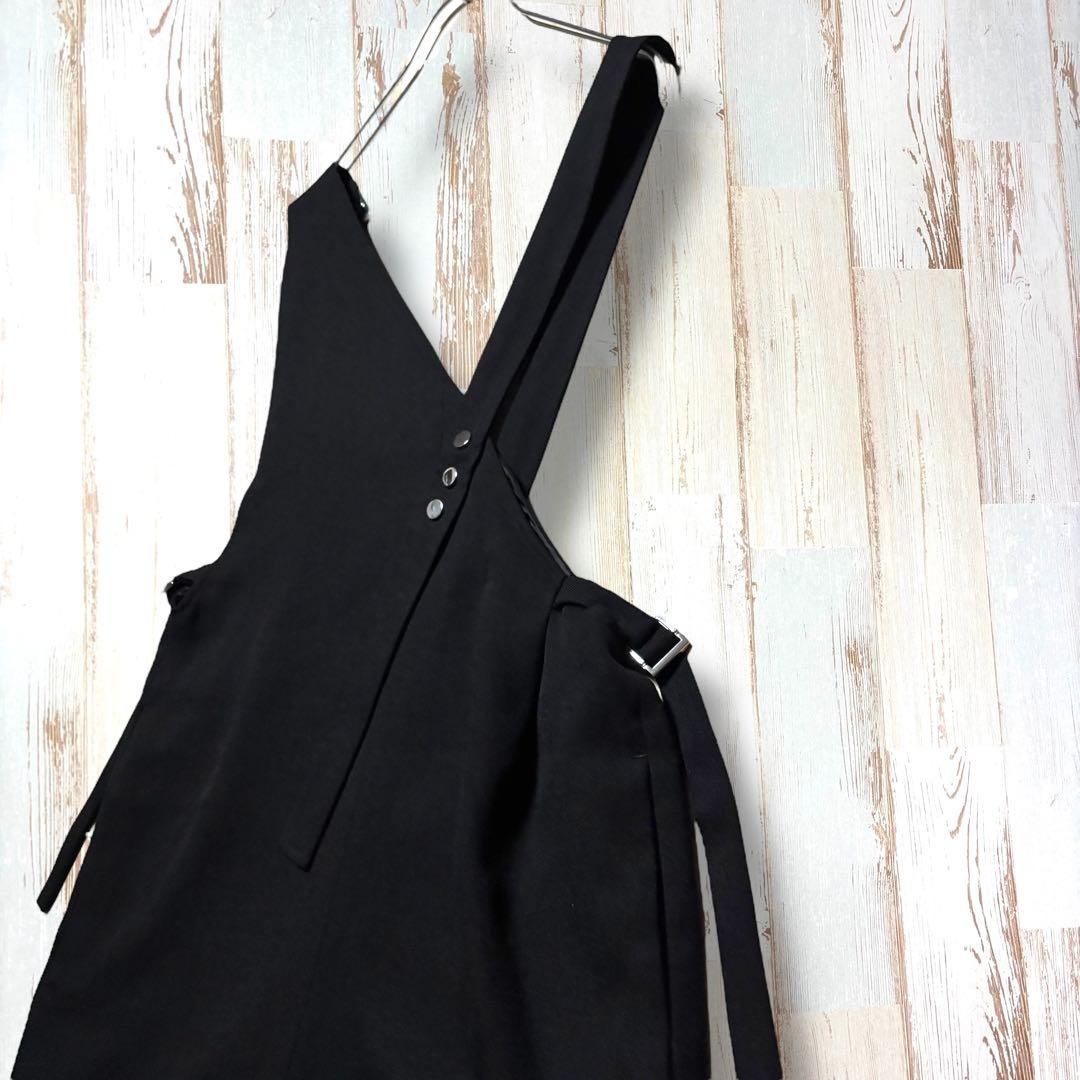 【入手困難】UN3D. アンスリード ワンショルダーオールインワン ブラック　S