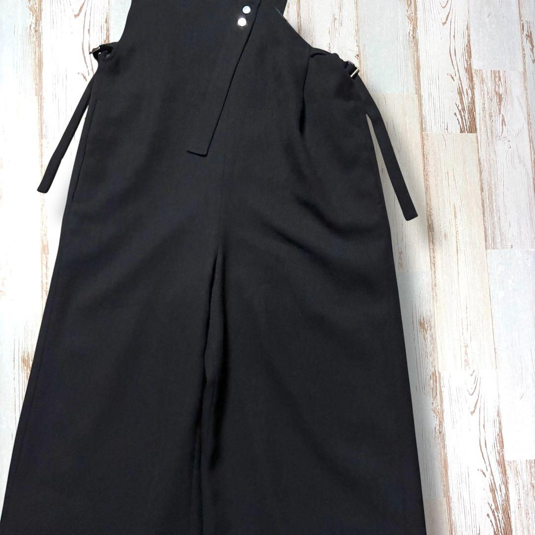 【入手困難】UN3D. アンスリード ワンショルダーオールインワン ブラック　S