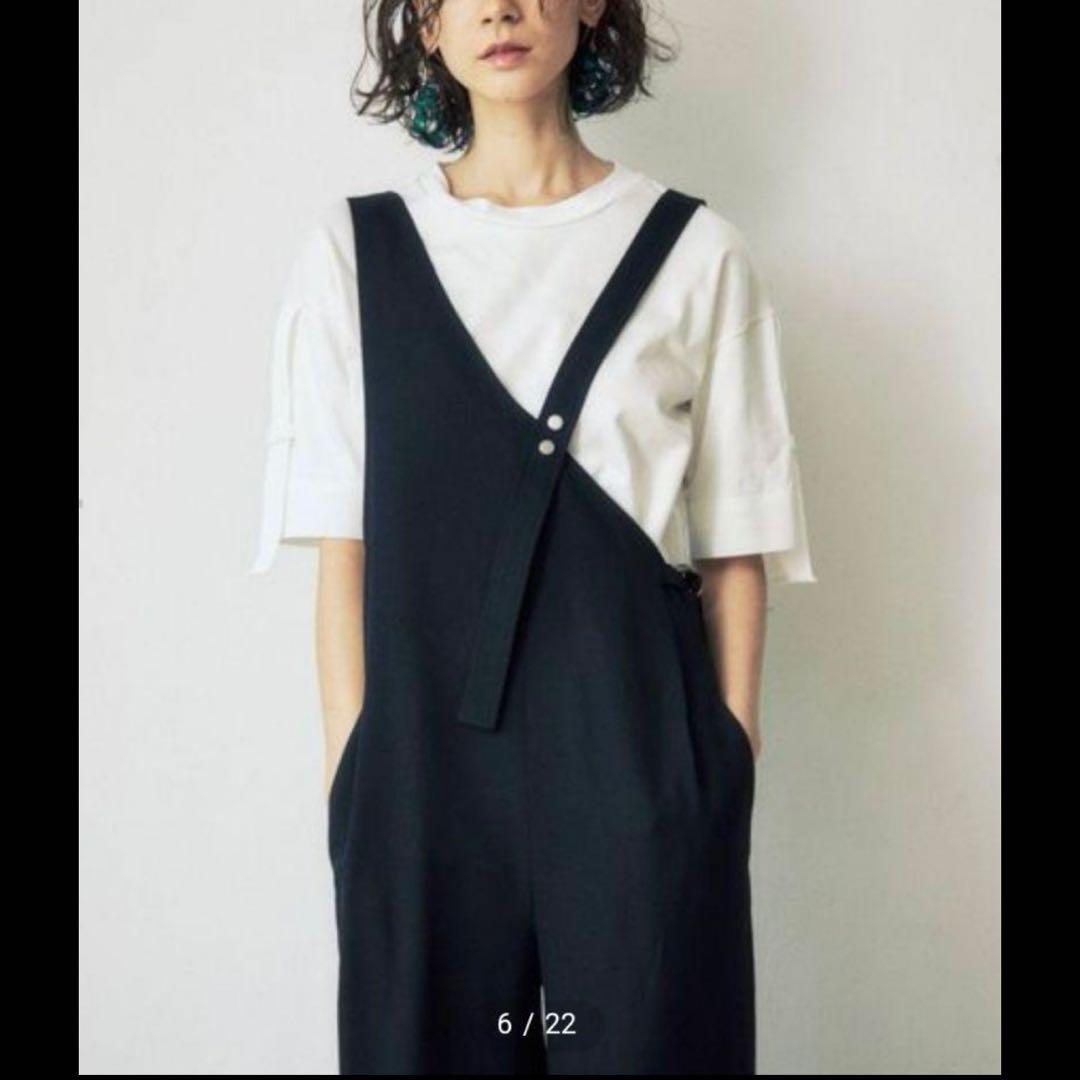 【入手困難】UN3D. アンスリード ワンショルダーオールインワン ブラック　S