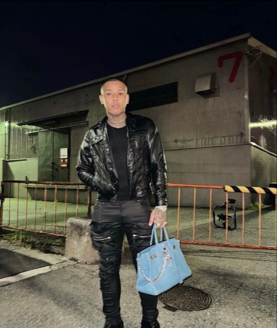 MLVINCE mlvince type-2スリムレザーカーゴパンツ　サイズ34