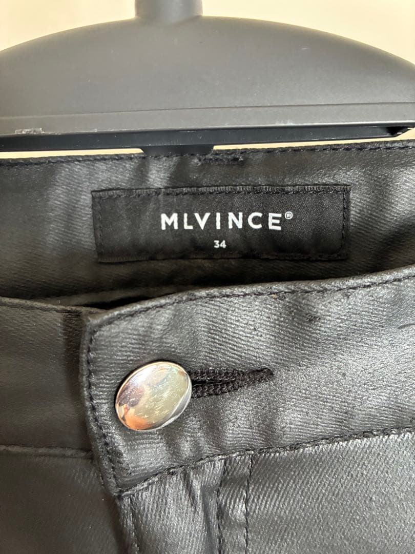 MLVINCE mlvince type-2スリムレザーカーゴパンツ　サイズ34