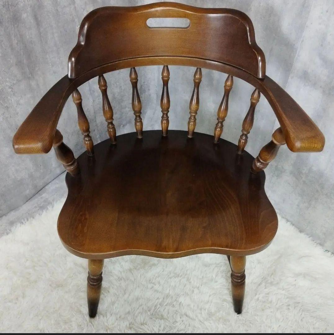 飛騨産業　キツツキ　ウィンザーチェア　アームチェア　6脚セット④