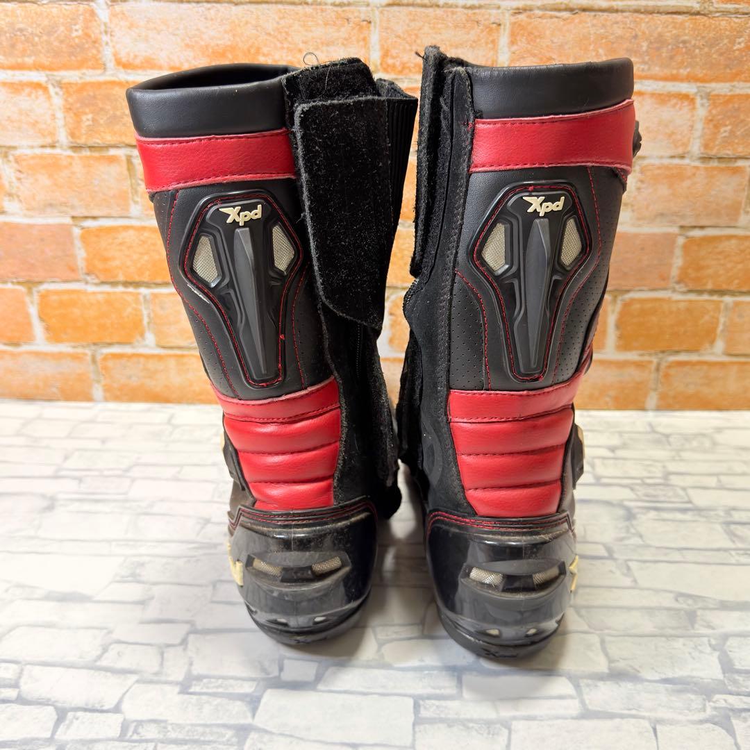 XPD XP3-S レーシングブーツ 靴 45 約28.5-29cm 赤 黒