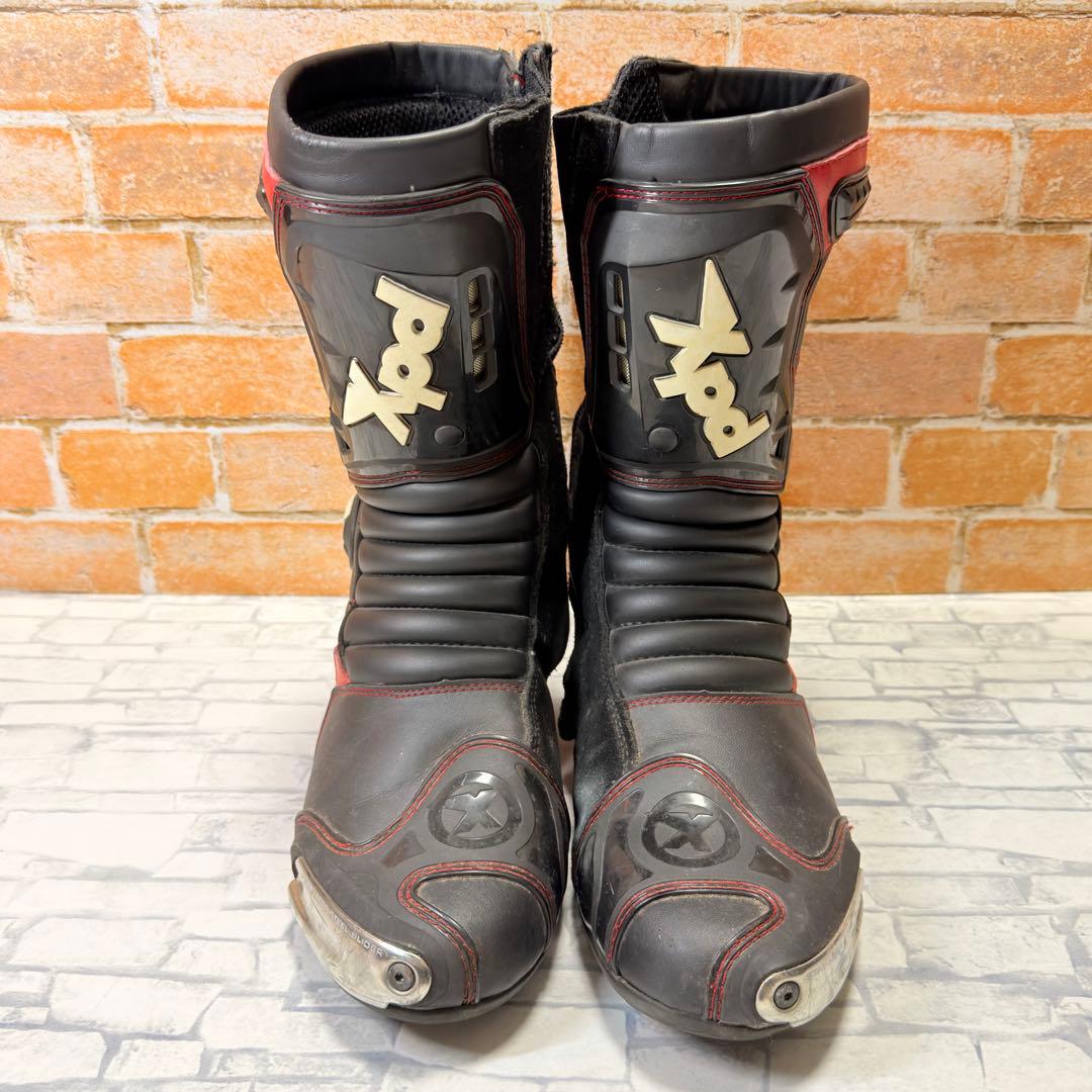 XPD XP3-S レーシングブーツ 靴 45 約28.5-29cm 赤 黒