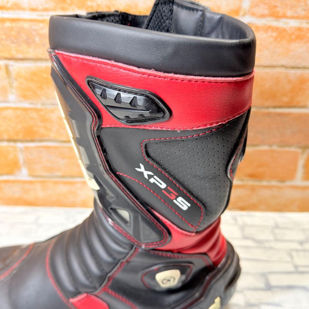 XPD XP3-S レーシングブーツ 靴 45 約28.5-29cm 赤 黒
