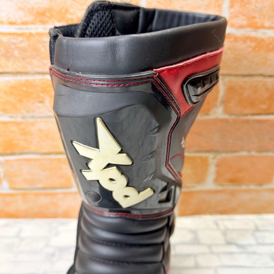 XPD XP3-S レーシングブーツ 靴 45 約28.5-29cm 赤 黒