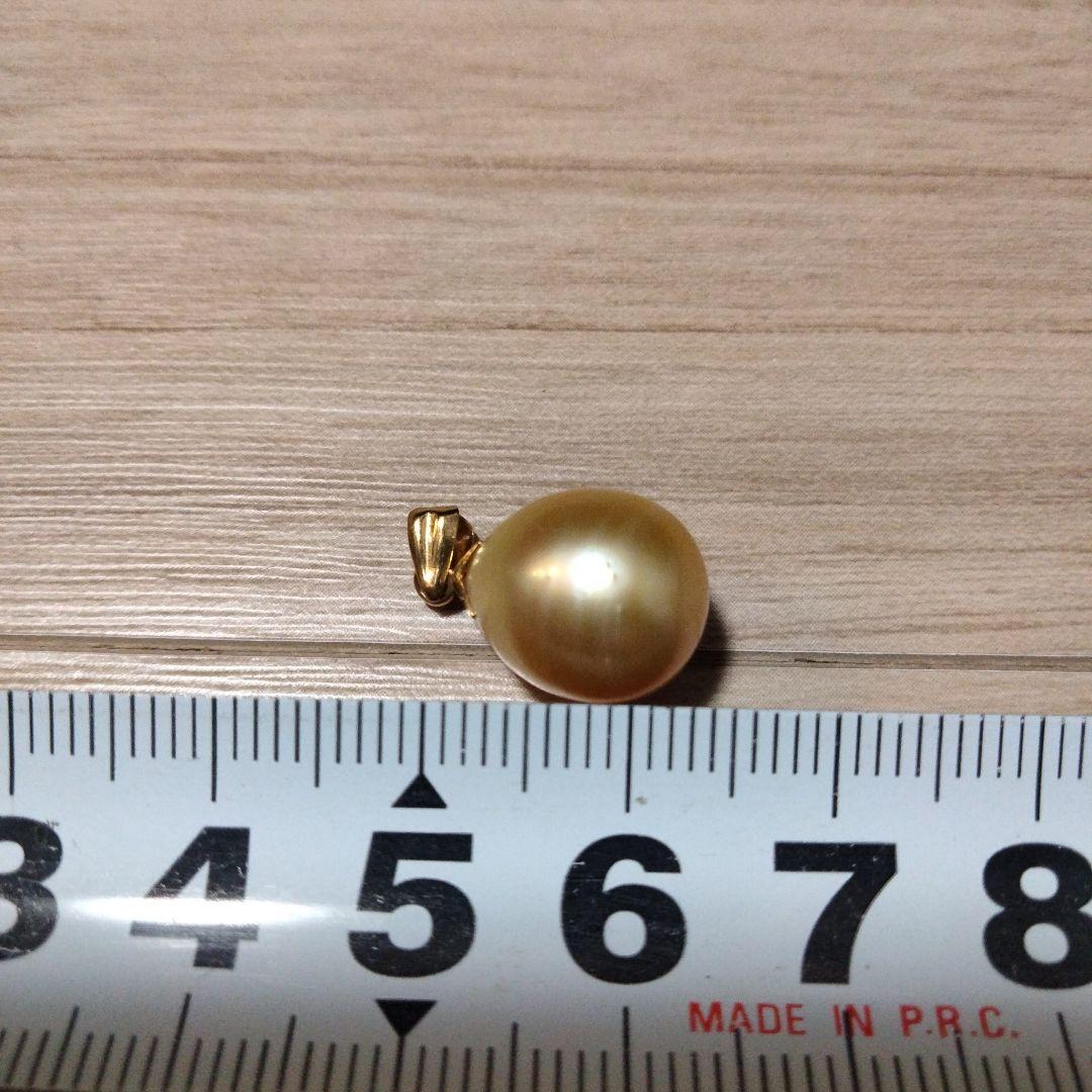 K18 ゴールデンパール ペンダント 12.0mm