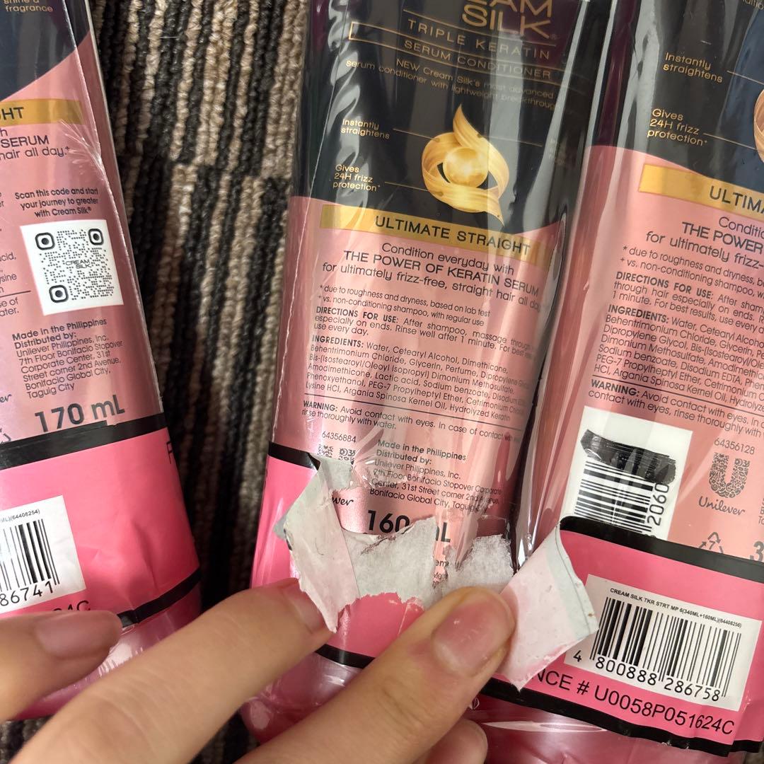 CREAM SILK KERATIN SERUM CONDITIONER 2本