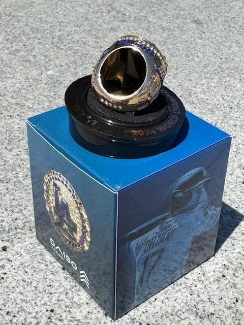 大谷翔平 ドジャース WS リング 2025年8月6日配布