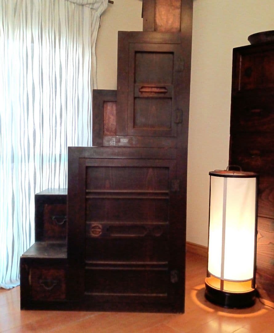 階段箪笥 　和箪笥　キャビネット　水屋　船箪笥　アンティーク