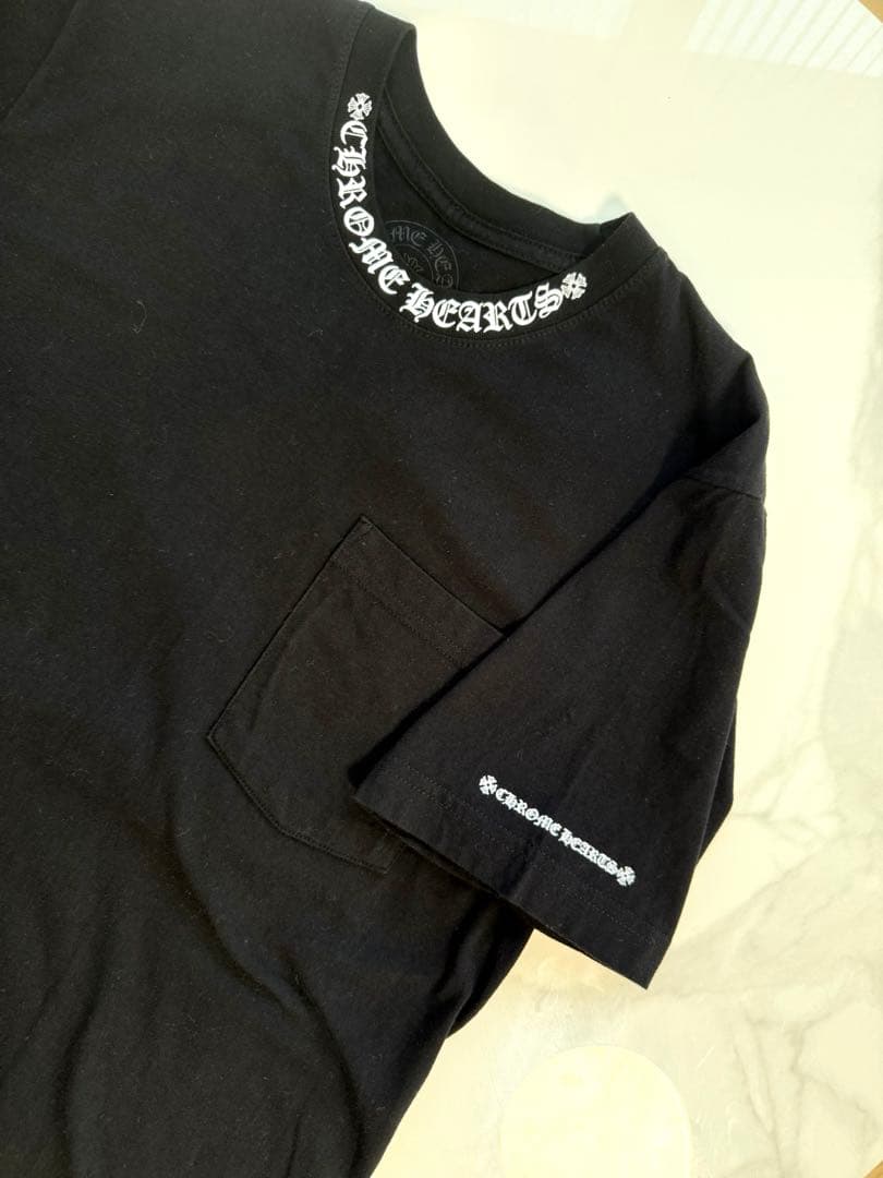 CHROME HEARTS 黒 ポケットTシャツ