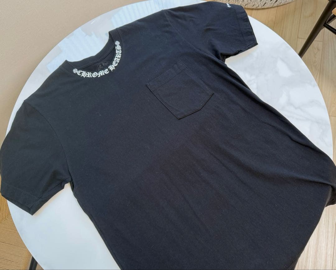 CHROME HEARTS 黒 ポケットTシャツ