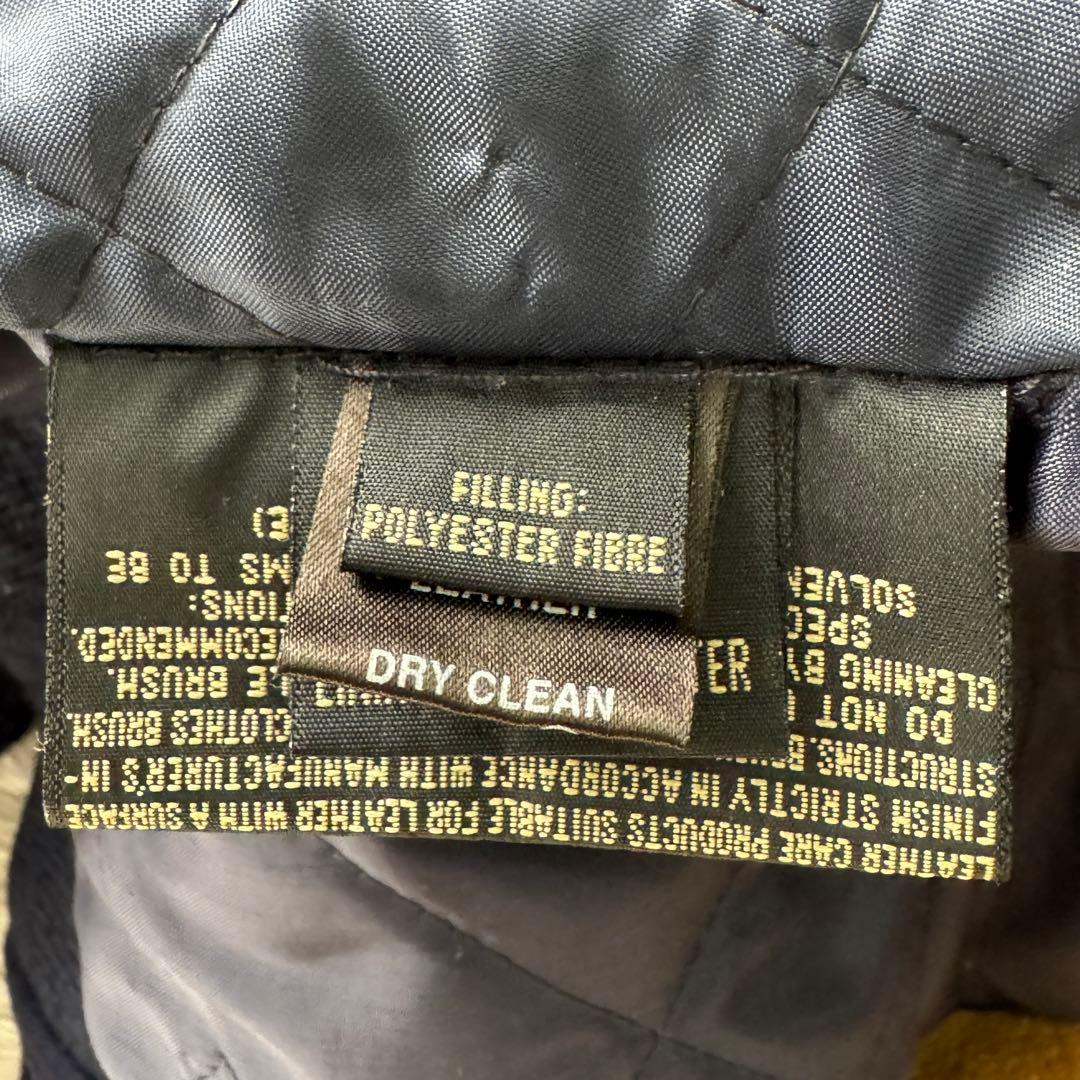 00s vintage 2000年 シドニーオリンピック 袖レザー スタジャン