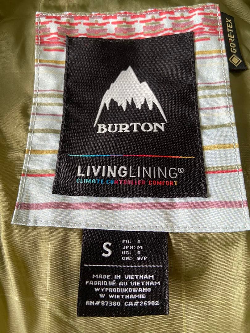 バートン レディース スノーボード ジャケット パンツ 上下セット Sサイズ