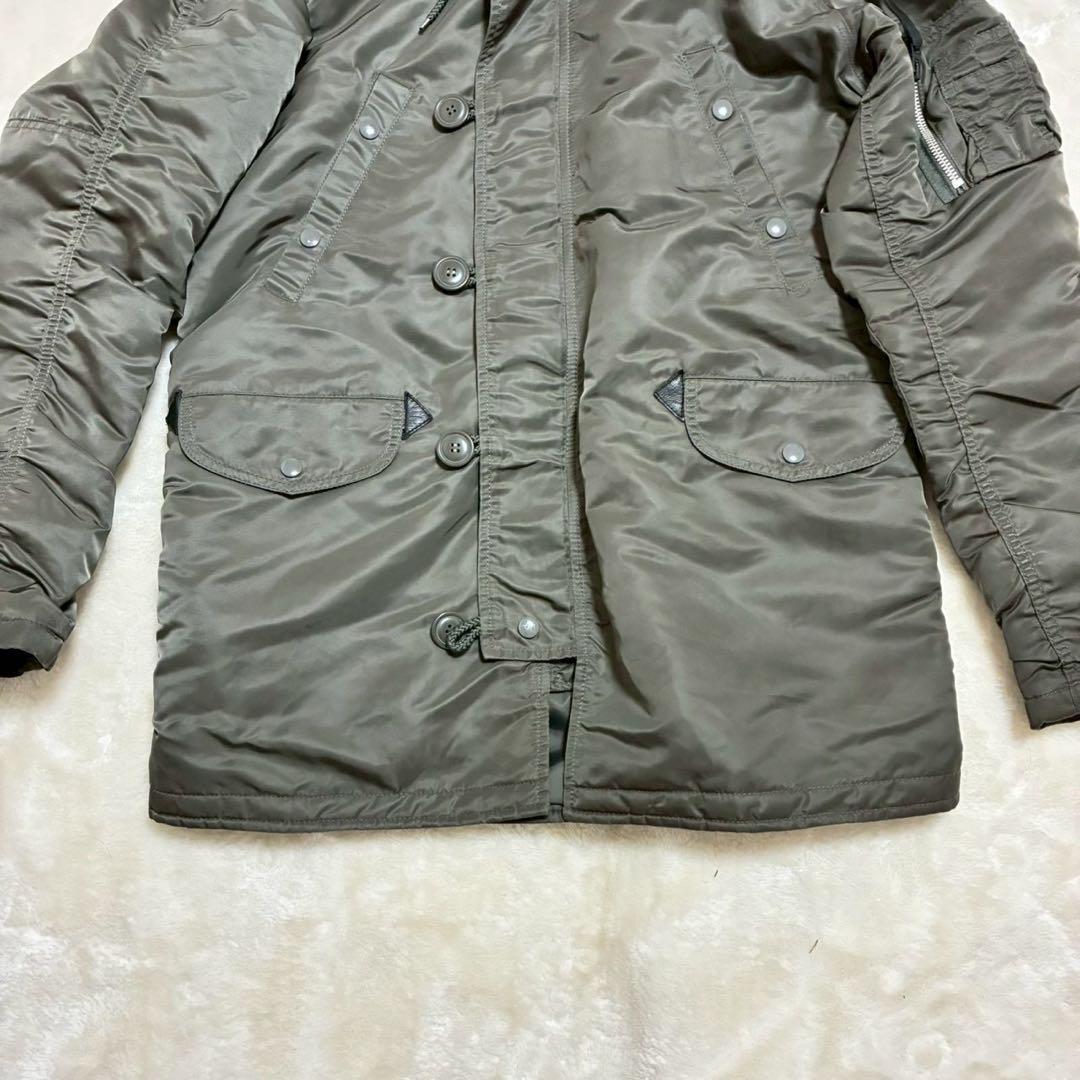 ALPHA INDUSTRIES N-3B フライトジャケット L カーキ