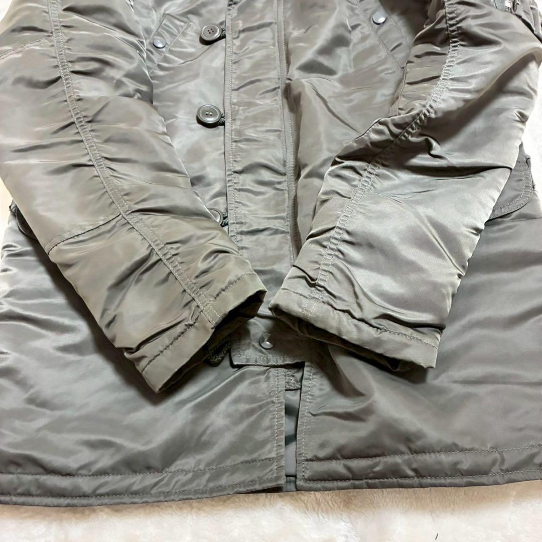 ALPHA INDUSTRIES N-3B フライトジャケット L カーキ