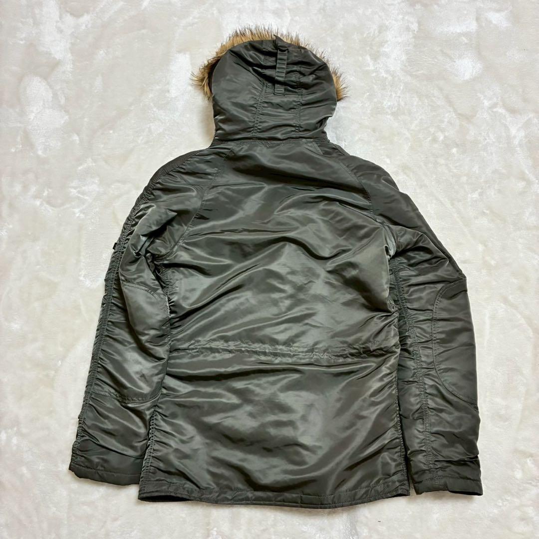 ALPHA INDUSTRIES N-3B フライトジャケット L カーキ