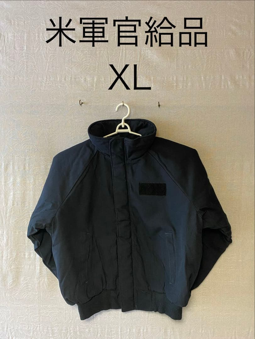米軍 実物 放出品 シップボード ジャケット ステンシルXL