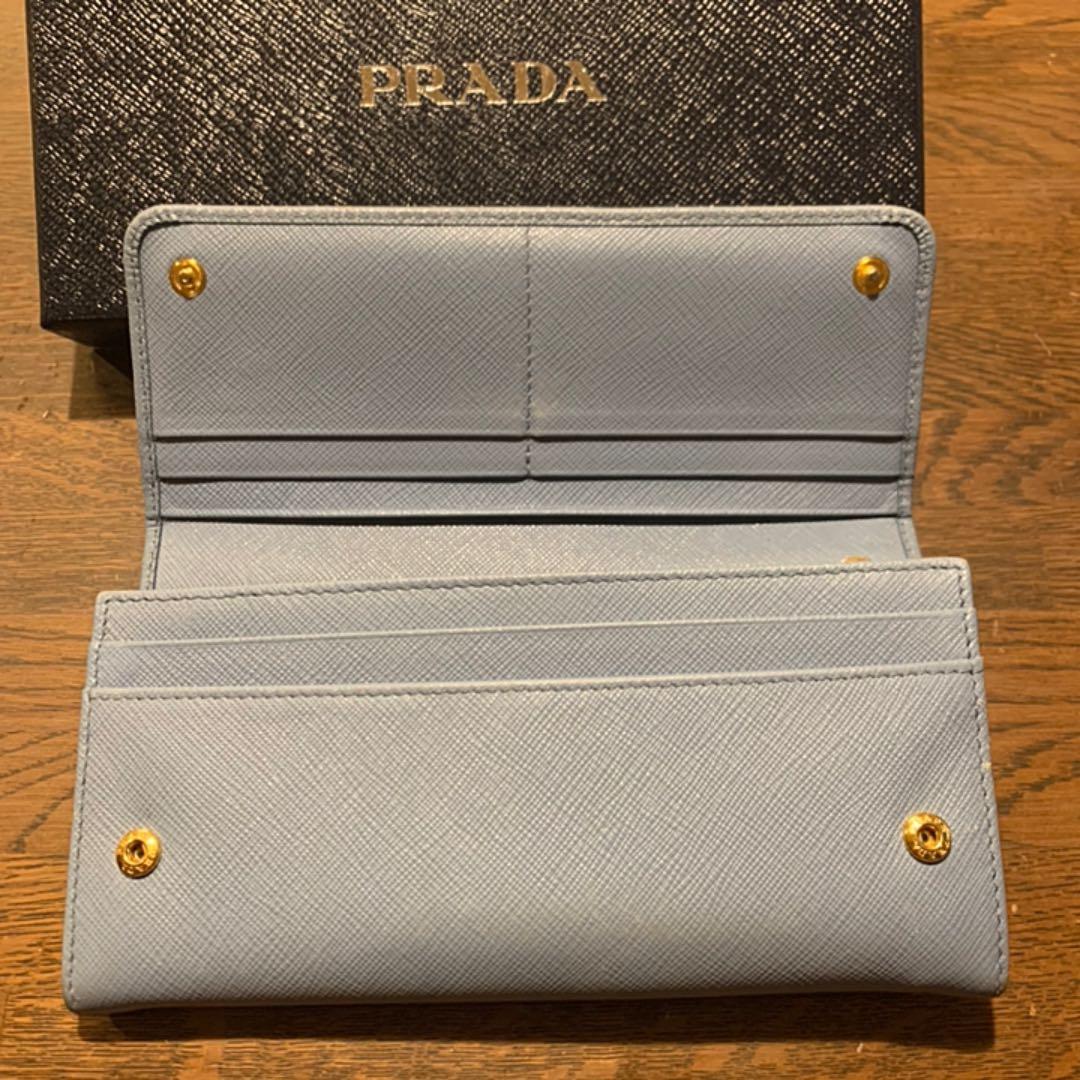 【PRADA】長財布(2AEE saffiano fiocco ) 日本限定色