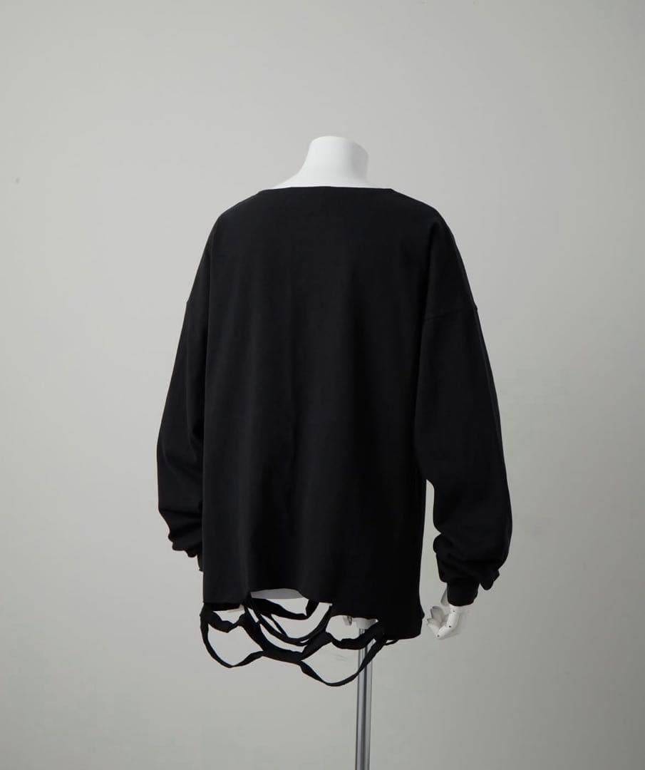 【GRANCY】ラインストーン グラフィック ダメージロンT