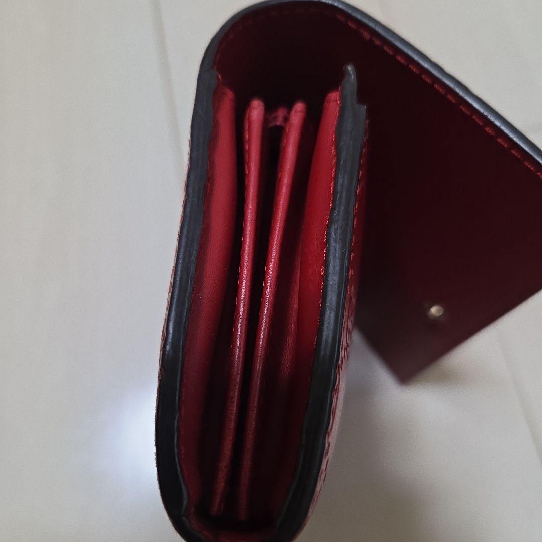 A*K様 GUCCI エンボスロゴ 長財布 赤