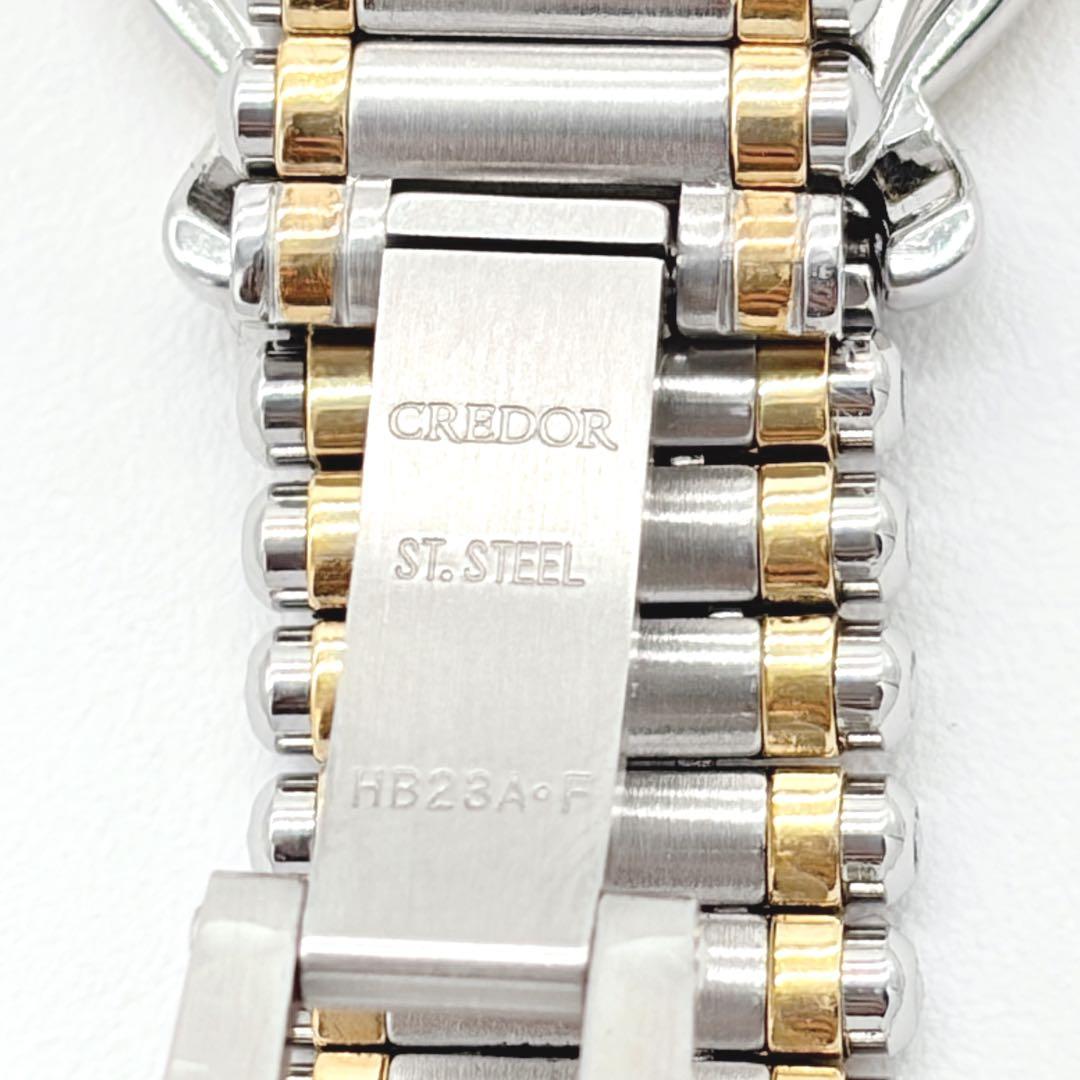 CREDOR クレドール レディース ダイヤベゼル ゴールド×シルバーSEIKO