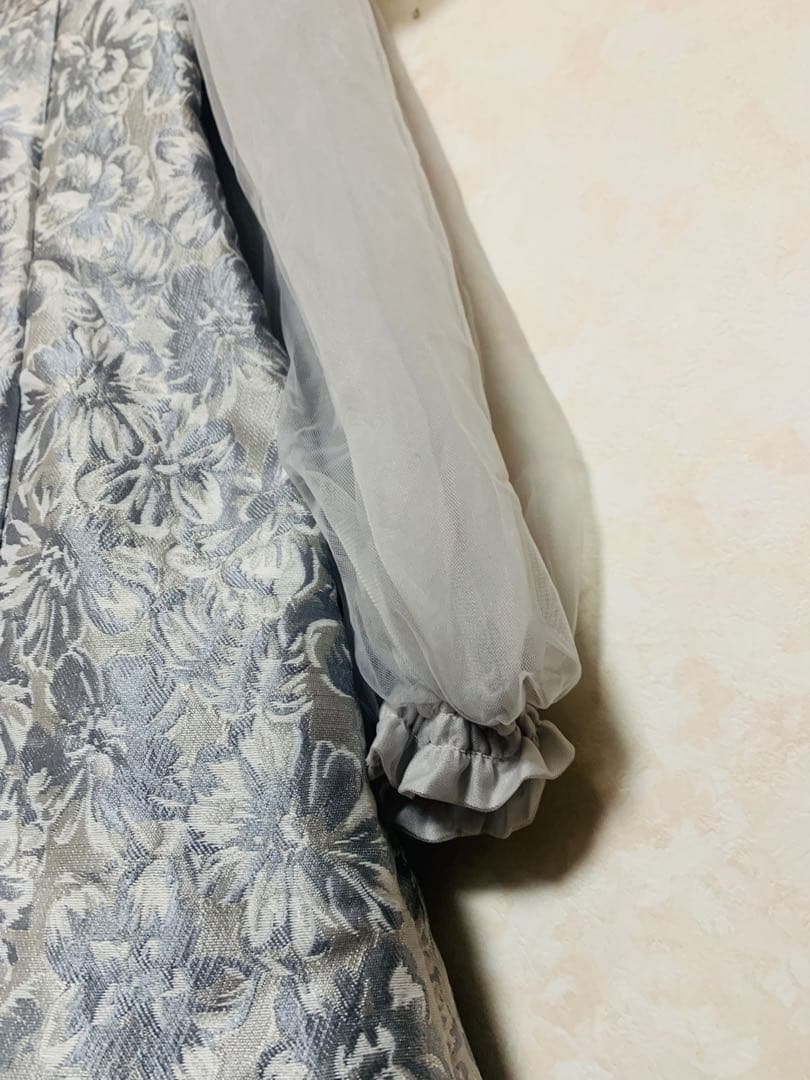 dazzlin（ダズリン）のシアーベールジャガードワンピース