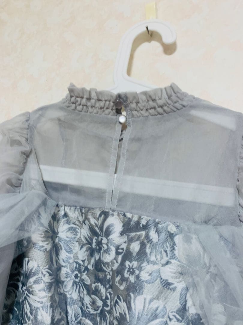 dazzlin（ダズリン）のシアーベールジャガードワンピース