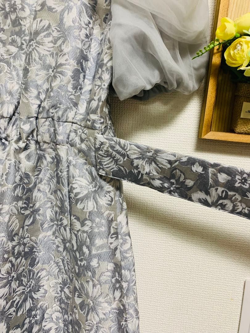 dazzlin（ダズリン）のシアーベールジャガードワンピース