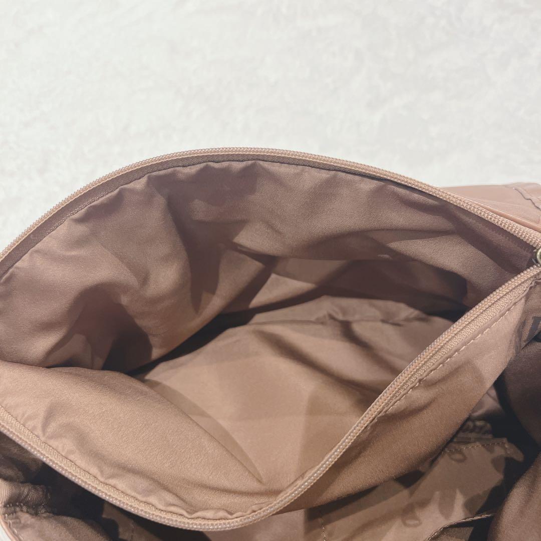 わちふぃーるど ダヤン 猫耳 レザー ショルダーバッグ 本革 茶 ブラウン