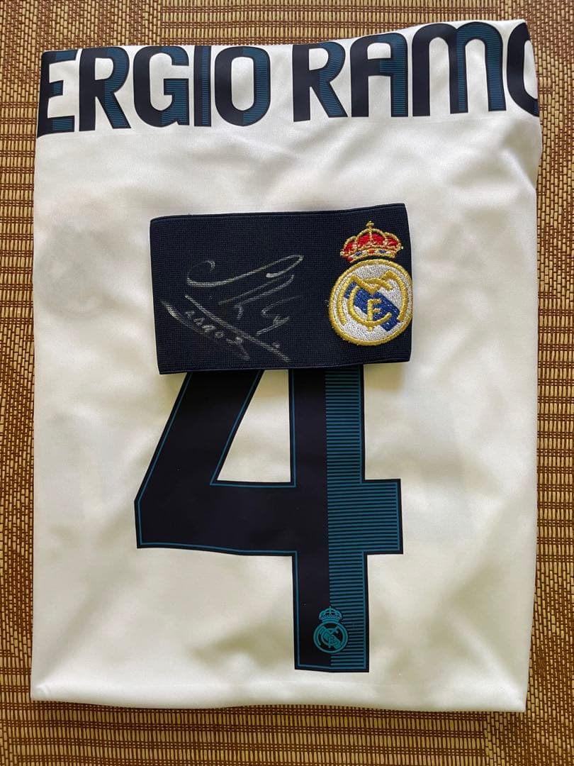 12/13 レアルマドリード #4 RAMOS 選手支給品 実使用