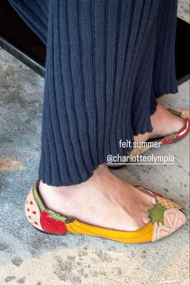 シャーロットオリンピア フラット フルーツ パンプス 37 24cm