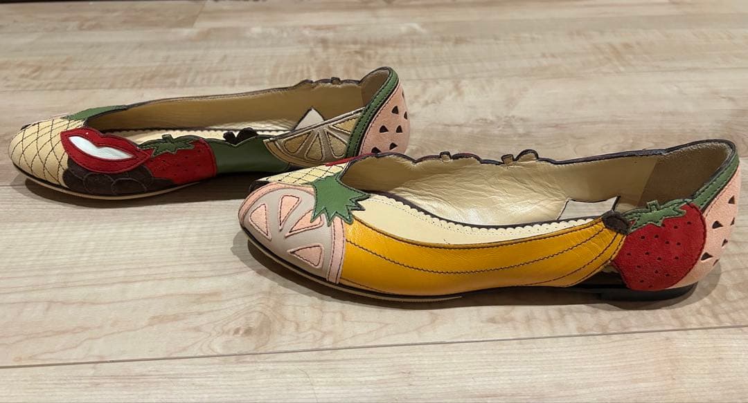 シャーロットオリンピア フラット フルーツ パンプス 37 24cm