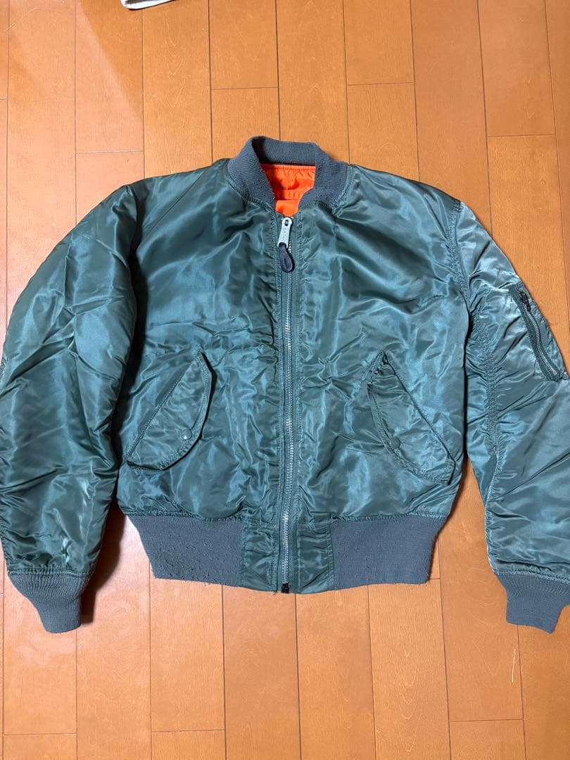 オリーブグリーン MA-1ジャケット 90S