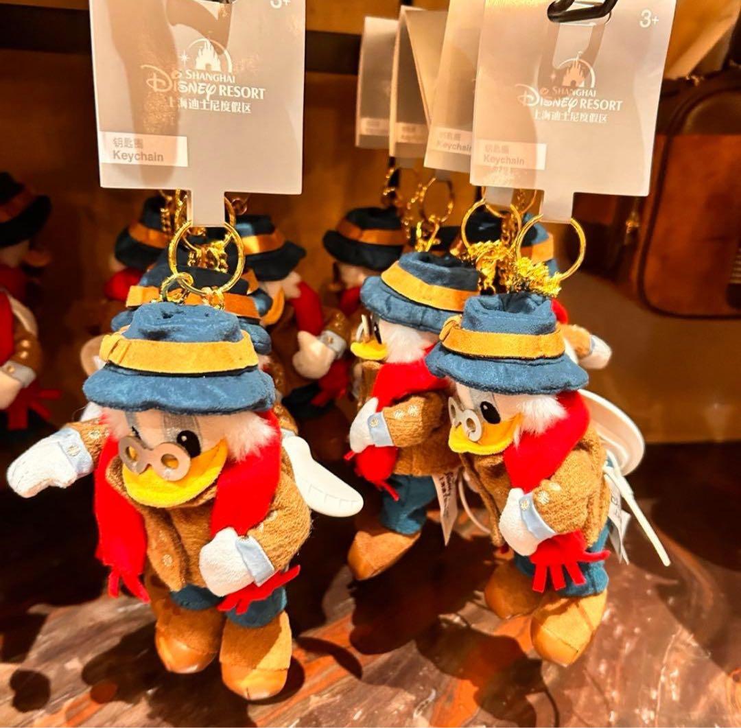 上海ディズニー　スクルージマクダック　なりきり　ブランケット　手袋付き　新品