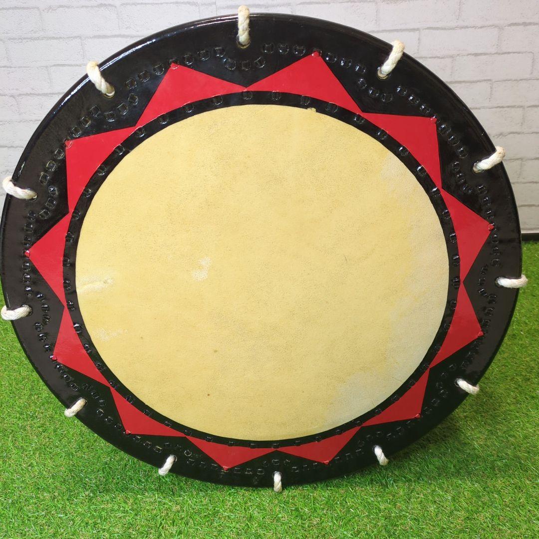 【美品】盛岡 さんさ太鼓 1尺6寸 直径 約48cm　和太鼓　桶太鼓