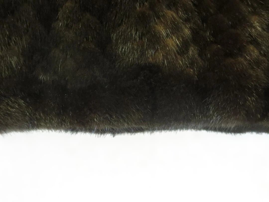 jun ashida ダークブラウン ミンクファーコート　11号