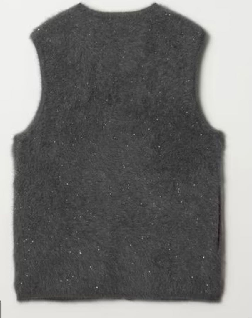 UNITED ARROWS フォックスカシミヤ スパンコール ベスト