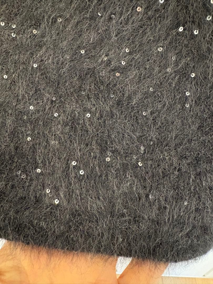 UNITED ARROWS フォックスカシミヤ スパンコール ベスト