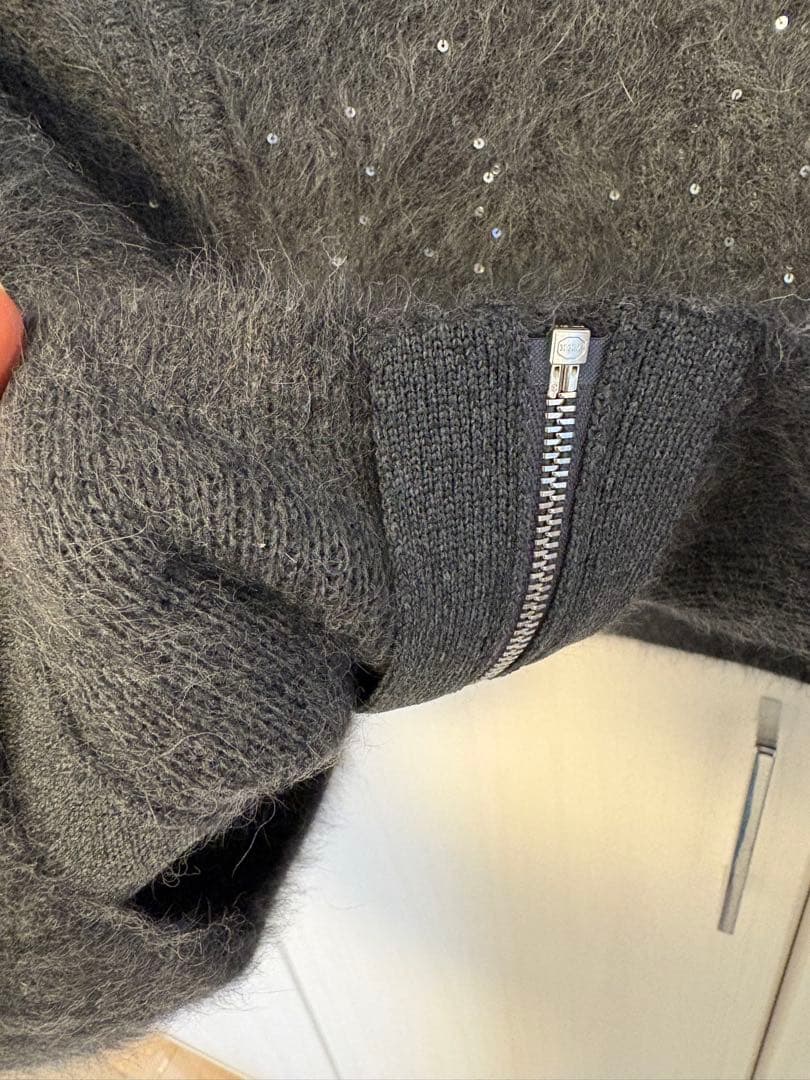 UNITED ARROWS フォックスカシミヤ スパンコール ベスト