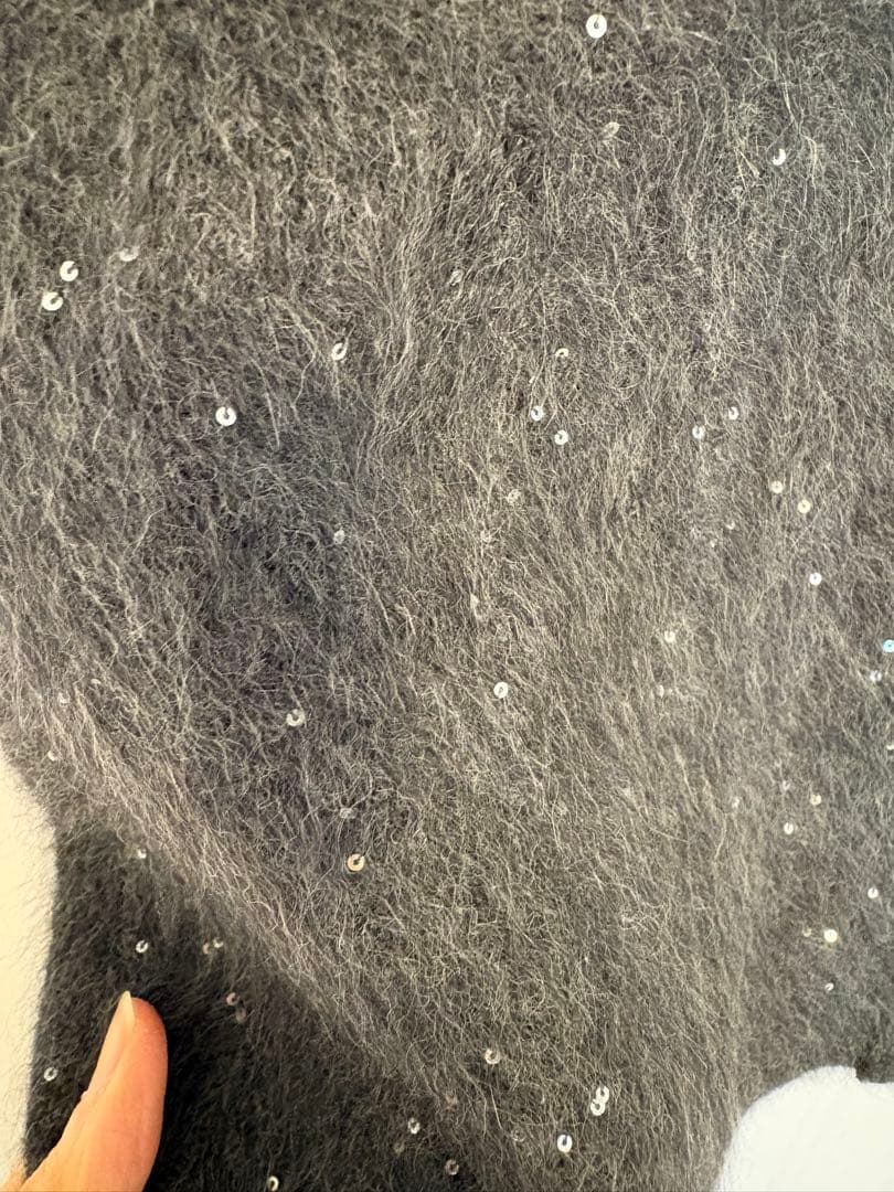 UNITED ARROWS フォックスカシミヤ スパンコール ベスト