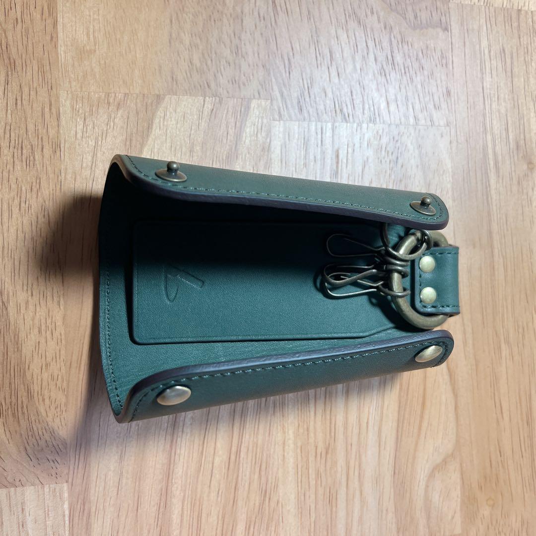 土屋鞄 キーケース 限定色 グリーン