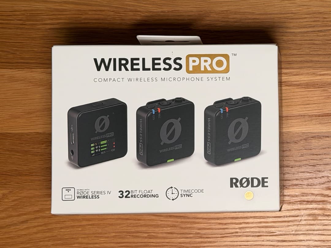 【新品、未使用】RØDE Wireless PRO（RODEワイヤレスプロ）#①