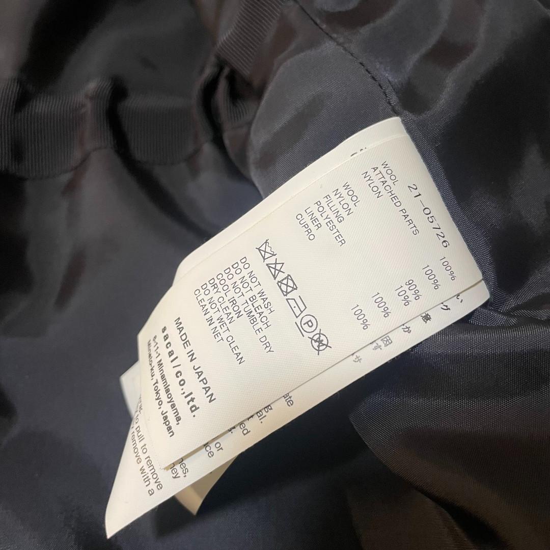 21年モデル　sacai サカイ　MA1　ドッキング　コート　サイズ
